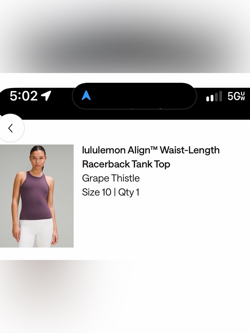 lululemon athletica Align™ Racerback Tank Top - Grape Thistle (Purple)